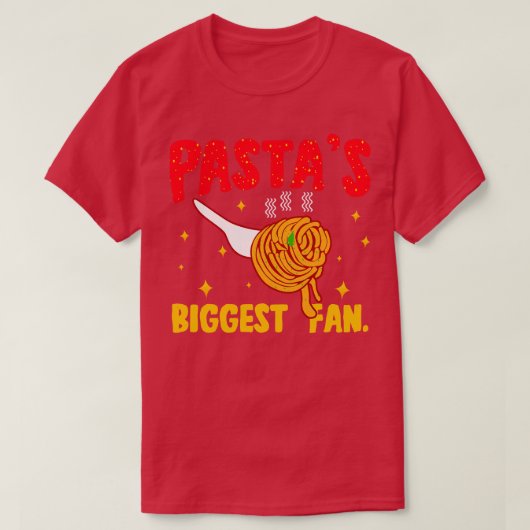 T-shirt Pastas plus grand ventilateur (Design devant)