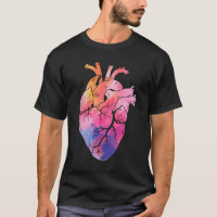 Pastel Anatomique Coeur Colorful Cardiologie