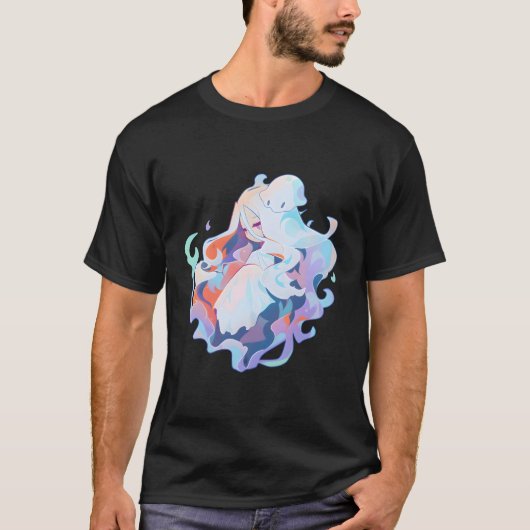 T-shirt Pastel Anime Ghost (Devant)