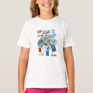 T-shirt Pastel Candy Collage T‑Shirt