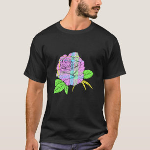 T-shirt Pastel Classic Plaid rose Jaune clair Lavend