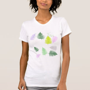 T-shirt Pastel Colors Lucky Fern