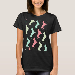 T-shirt Pastel Dachshund Chien Motif