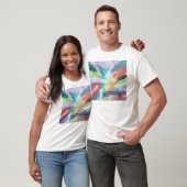 T-shirt Pastel d'Art Abstrait (Unisexe)
