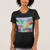 T-shirt Pastel d'Art Abstrait (Devant)