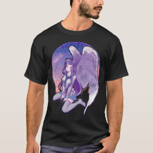 T-shirt Pastel Goth Angel Horned Devil Anime Kawaii Girl