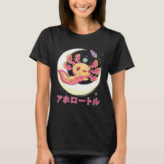 T-shirt Pastel Goth Axolotl Kawaii Anime Japonaise Aesthet
