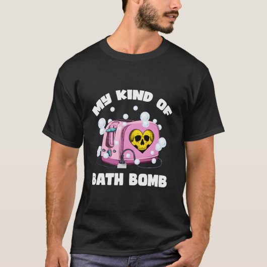 T-shirt Pastel Goth Bain Bombe Toaster Nu Goth Dark Humour (Devant)