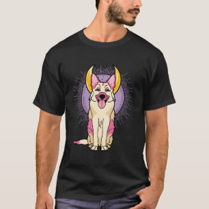T-shirt Pastel Goth Berger Allemand Chien Gsd Kawaii Occul