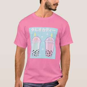 T-shirt Pastel Goth Bubble Tea japonais Boba Tea Kawaii Pa