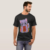 T-shirt Pastel Goth Chat Avec Ours Teddy Pour Les Fans D'H (Devant entier)