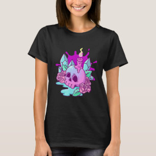 T-shirt Pastel Goth Crâne Déplaisant