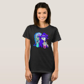 T-shirt Pastel Goth Cute Creepy Plague Doctor Boba Bubble  (Devant entier)