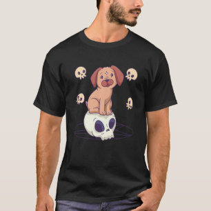 T-shirt Pastel Goth Cute Déplaisante cuisine Carlin Chien