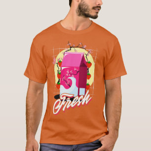 T-shirt Pastel Goth Fraise Lait Kawaii 90s Japonais