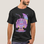 T-shirt Pastel Goth Kawaii Cryptid Moth Pastel Goth (Devant)