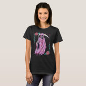 T-shirt Pastel Goth Occult Spooky Grim Reaper Ghost Tarot (Devant entier)