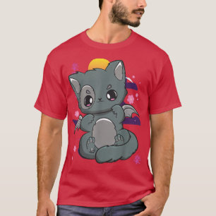 T-shirt Pastel Goth Sakura Chat Chibi Anime Neko Angelcore