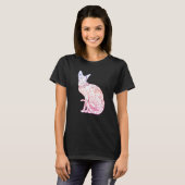 T-shirt Pastel Goth Sphynx Chat Kitten Wicca Sorcière Tato (Devant entier)