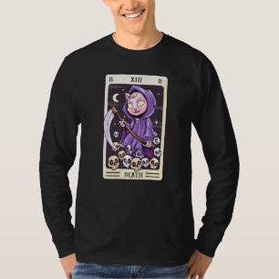 T-shirt Pastel Goth Tarot Card The Death Grim Reaper Chat 