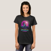 T-shirt Pastel Goth Vaporwave Total Éclipse Solaire Affich (Devant entier)