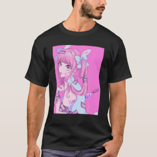T-shirt Pastel Goth Yami Kawaii Menhera Rose esthétique An