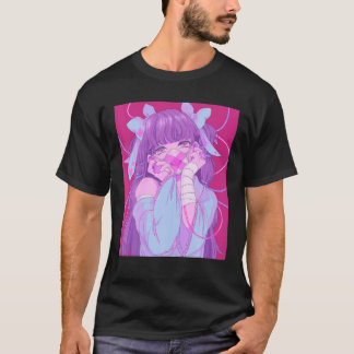 T-shirt Pastel Goth Yami Kawaii Menhera Waifu
