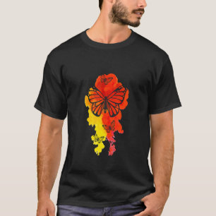 T-shirt Pastel Grunge Monarch Butterfly 2
