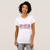 T-shirt Pastel Holographic Fille fantôme (Devant entier)
