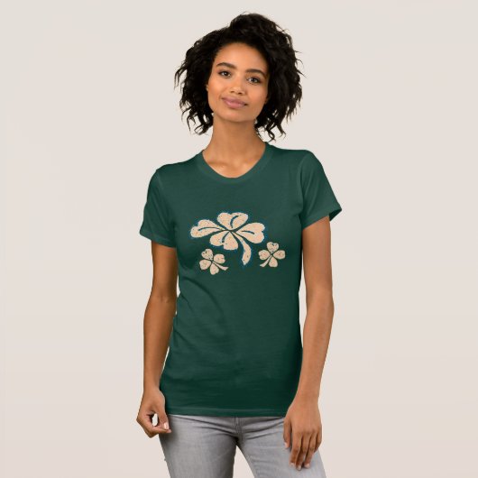 T-shirt Pastel Lucky Shamrock Clover St Patrick`s Day T-S (Devant entier)