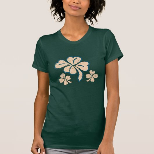 T-shirt Pastel Lucky Shamrock Clover St Patrick`s Day T-S (Devant)