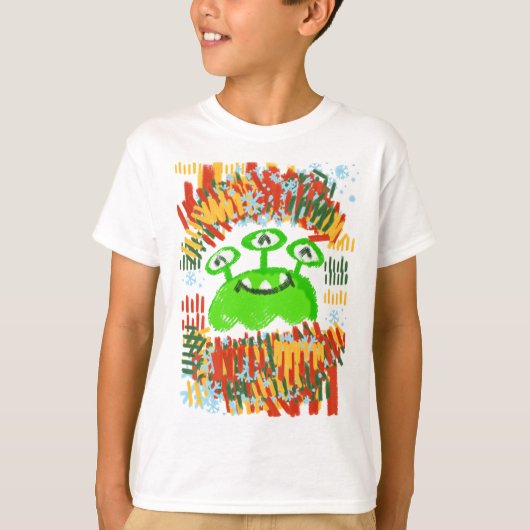 T-shirt Pastel Petals and the Prickly Beast (Devant)