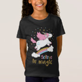 T-Shirt Pastel Rainbow Unicorn (Devant)