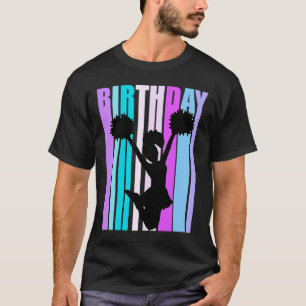T-shirt Pastel rose Anniversaire Cheerleader Femmes coloré