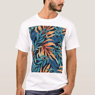 T-shirt Pastel Tropical Botanical Abstrait