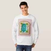 T-shirt Pastel Vaporwave Pool Toast (Devant entier)