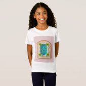 T-Shirt Pastel Vaporwave Pool Toast (Devant entier)
