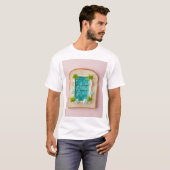 T-shirt Pastel Vaporwave Pool Toast (Devant entier)