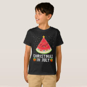 T-shirt Pastèque Arbre de Noël (Devant entier)