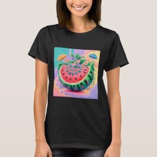 T-shirt pastèque colorée