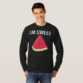 T-shirt Pastèque Cool Pour Hommes Femmes Boisson Fruit Pas (Devant entier)