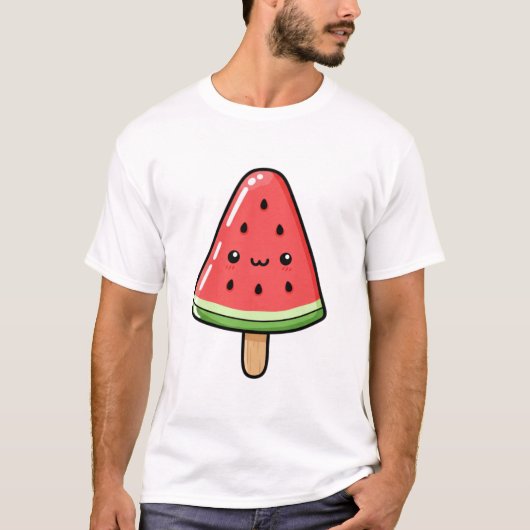 T-shirt Pastèque Cute Kawaii (Devant)