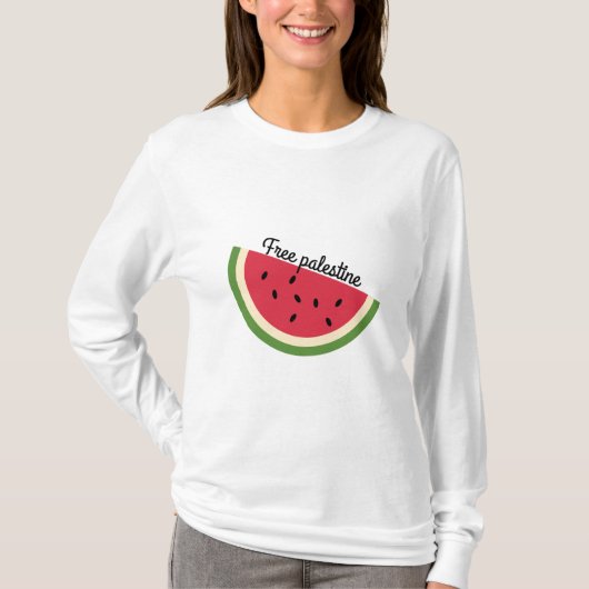 T-shirt pastèque de Palestine (Devant)