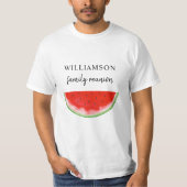 T-shirt Pastèque de Réunion familiale (Devant)