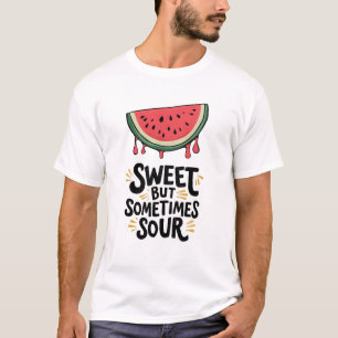 T-shirt Pastèque Douce Mais Parfois Aimante