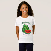 T-Shirt Pastèque Douces Vibrations d'Été (Devant entier)