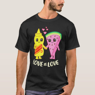 T-shirt Pastèque Et Moutarde De Moutarde Et De Pastèque