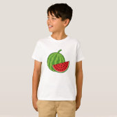 T-shirt Pastèque et tranche (Devant entier)