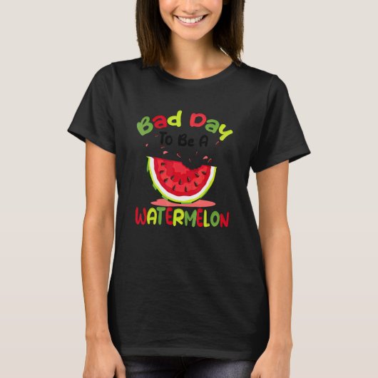 T-shirt Pastèque Famille de fruits d'été (Devant)