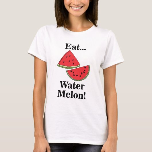 T-shirt Pastèque Fruit Drôle (Devant)